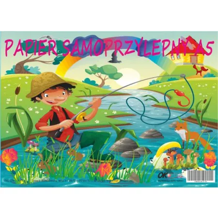 Zeszyt papierów kolor A4 samoprzylepnych 8 kartek